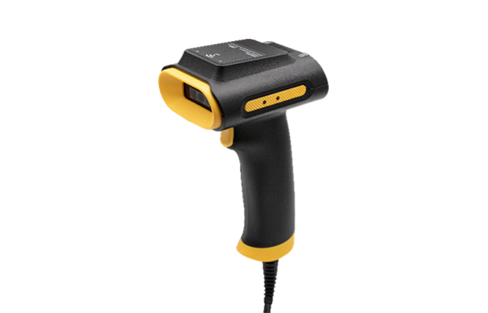 Chainway SR160 handheld RFID reader with black and yellow detailing, symbolizing Impinj's dedication to user-friendly technology