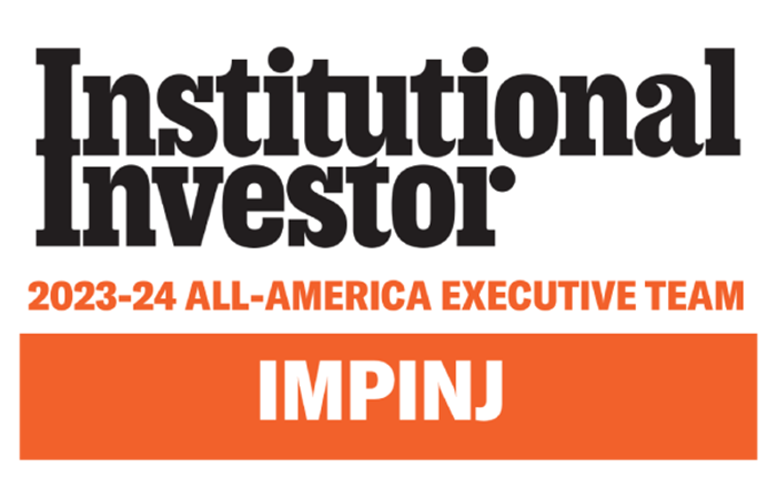 Impinj proudly announces its recognition on the Institutional Investor's 2023-