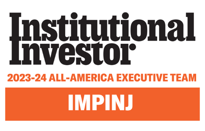 Impinj proudly announces its recognition on the Institutional Investor's 2023-