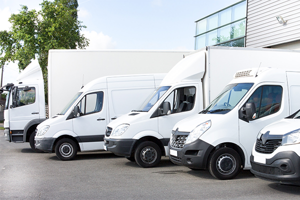 Fleet of service vehicles