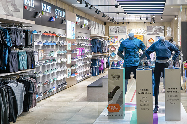Step into the modern shopping experience at Impinj, where the latest sports apparel