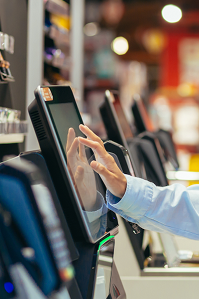 Automatisierter Self-Checkout im Einzelhandel