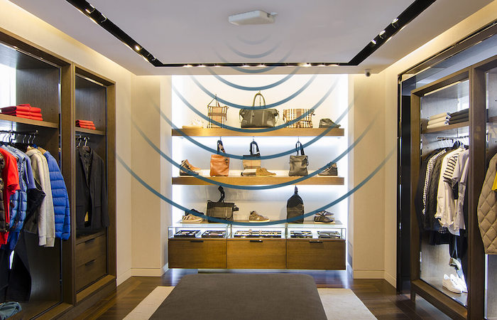 This image showcases a modern and stylish retail store interior, highlighting an array of high