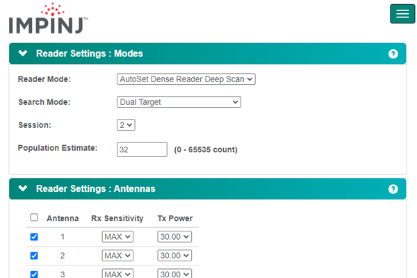 Impinj-Speedway-Connect-software-configuration