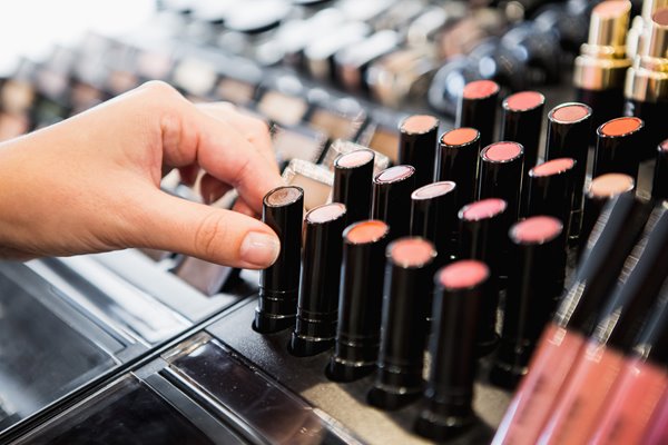 Picture of lip gloss display