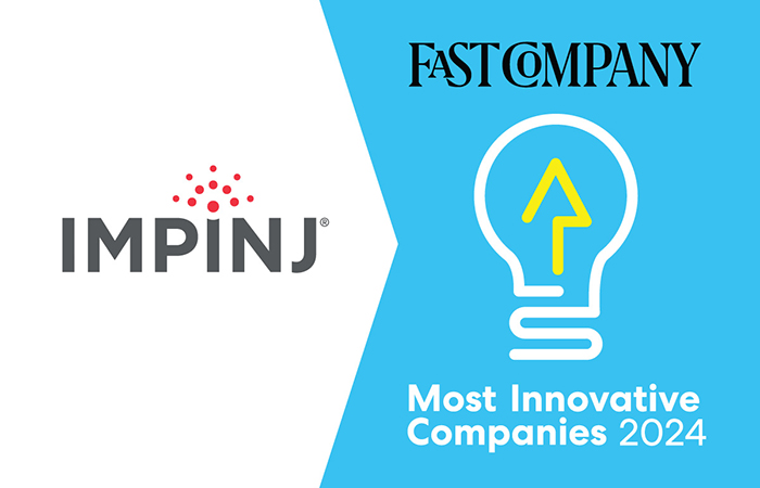 Impinj, a leader in RAIN RFID solutions, proudly displays its recognition
