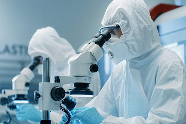 photo-of-medical-suits-looking-into-microscope